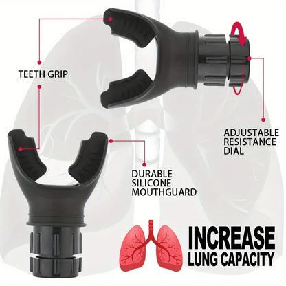 Abdominal Breathing Trainer – Verstellbarer Widerstand für Lungentraining - SuprimeGains