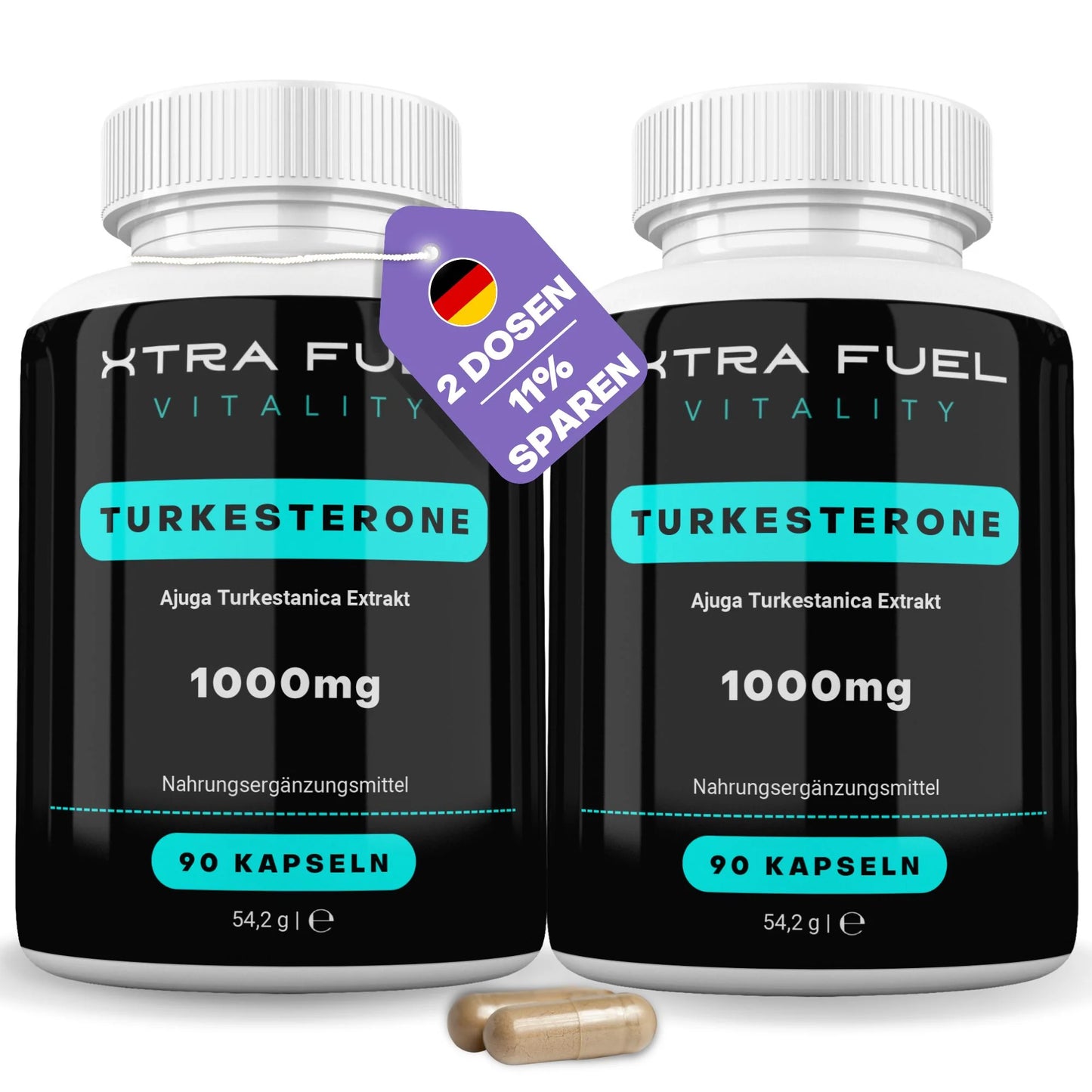 Turkesterone Kapseln - 1000 mg Ajuga Turkestanica