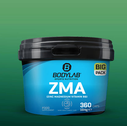 BIG PACK ZMA - Zink-Magnesium-Vitamin B6 (360 Kapseln)