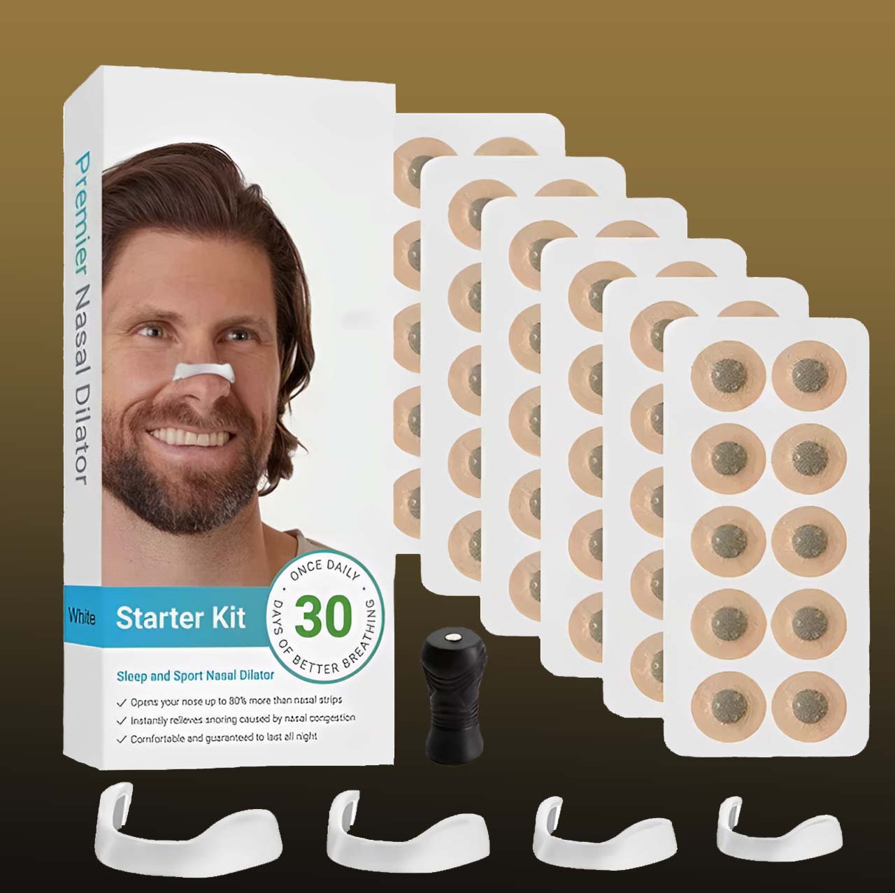 Magnetic-Nasal Strips